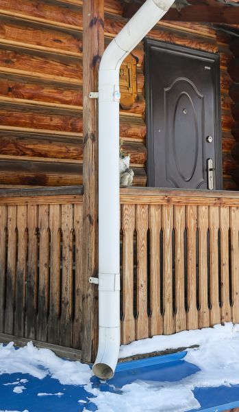Cost of Porch Downspout Installation in Ellijay